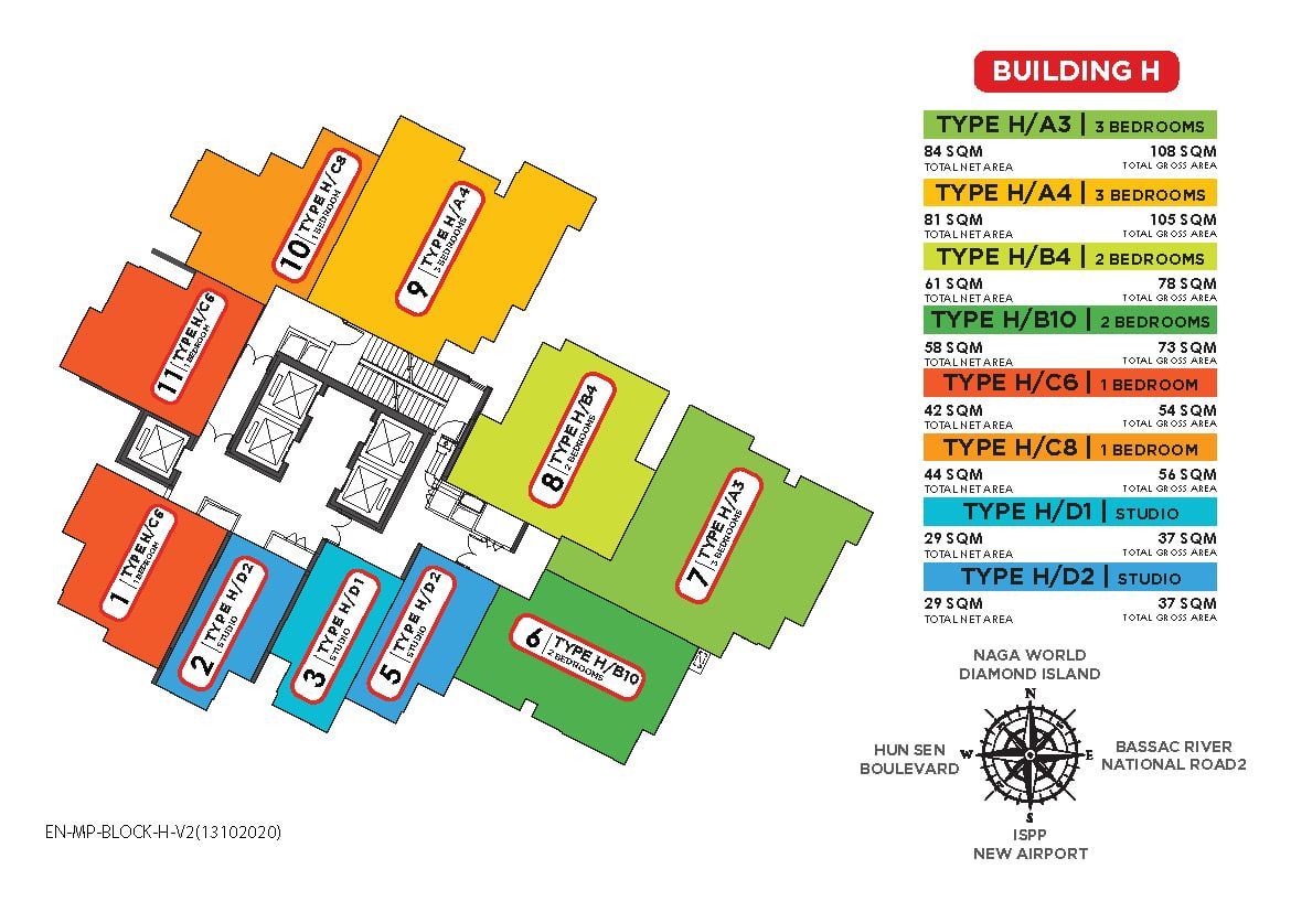 Apartment in Phnom Penh, Cambodia, 49 m² - picture 5