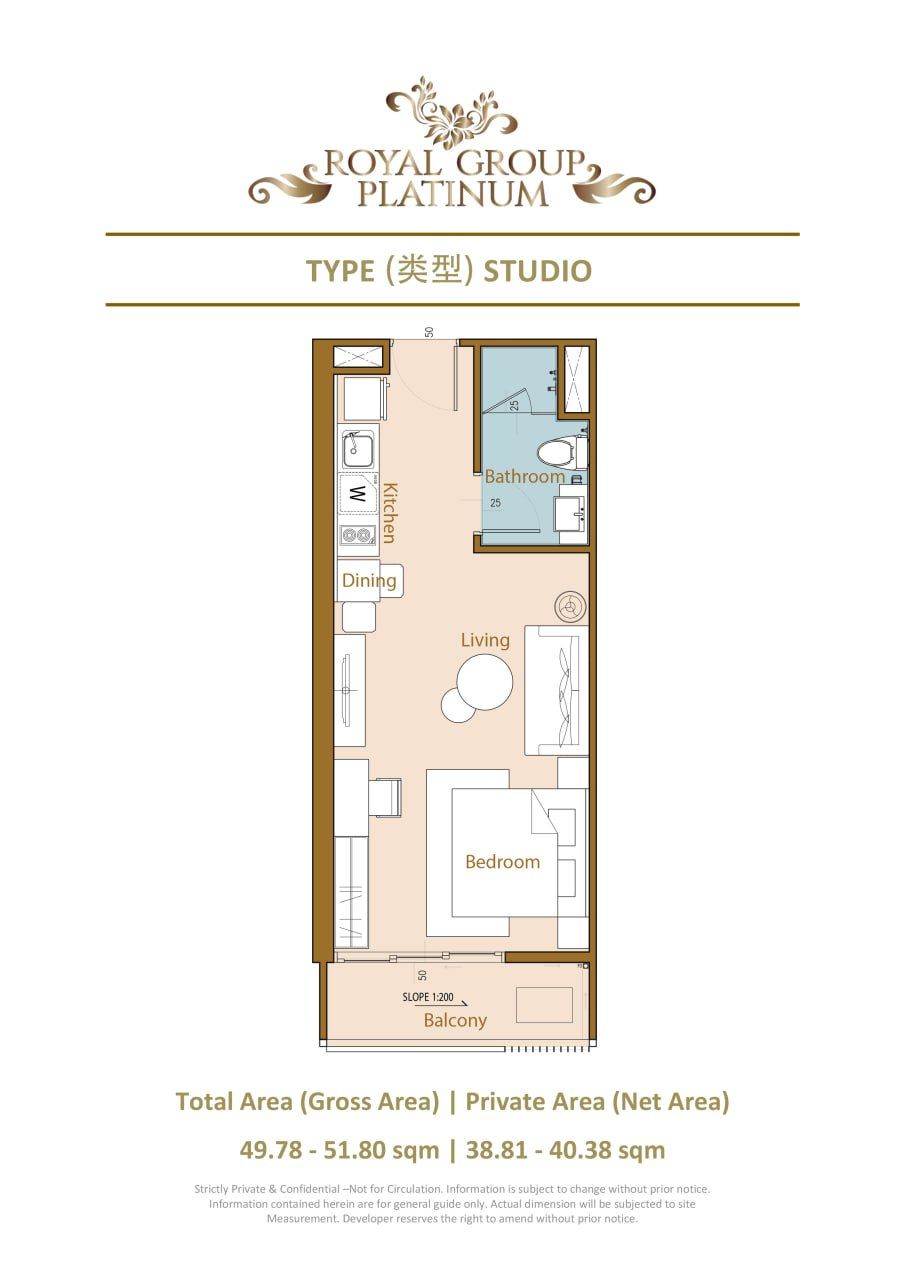 Appartamento a Phnom Penh, Cambogia, 50 m² - foto 9