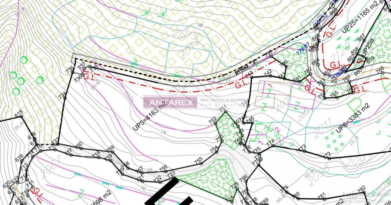 Terreno a Dobra Voda, Montenegro, 4 163 m2 - foto 2