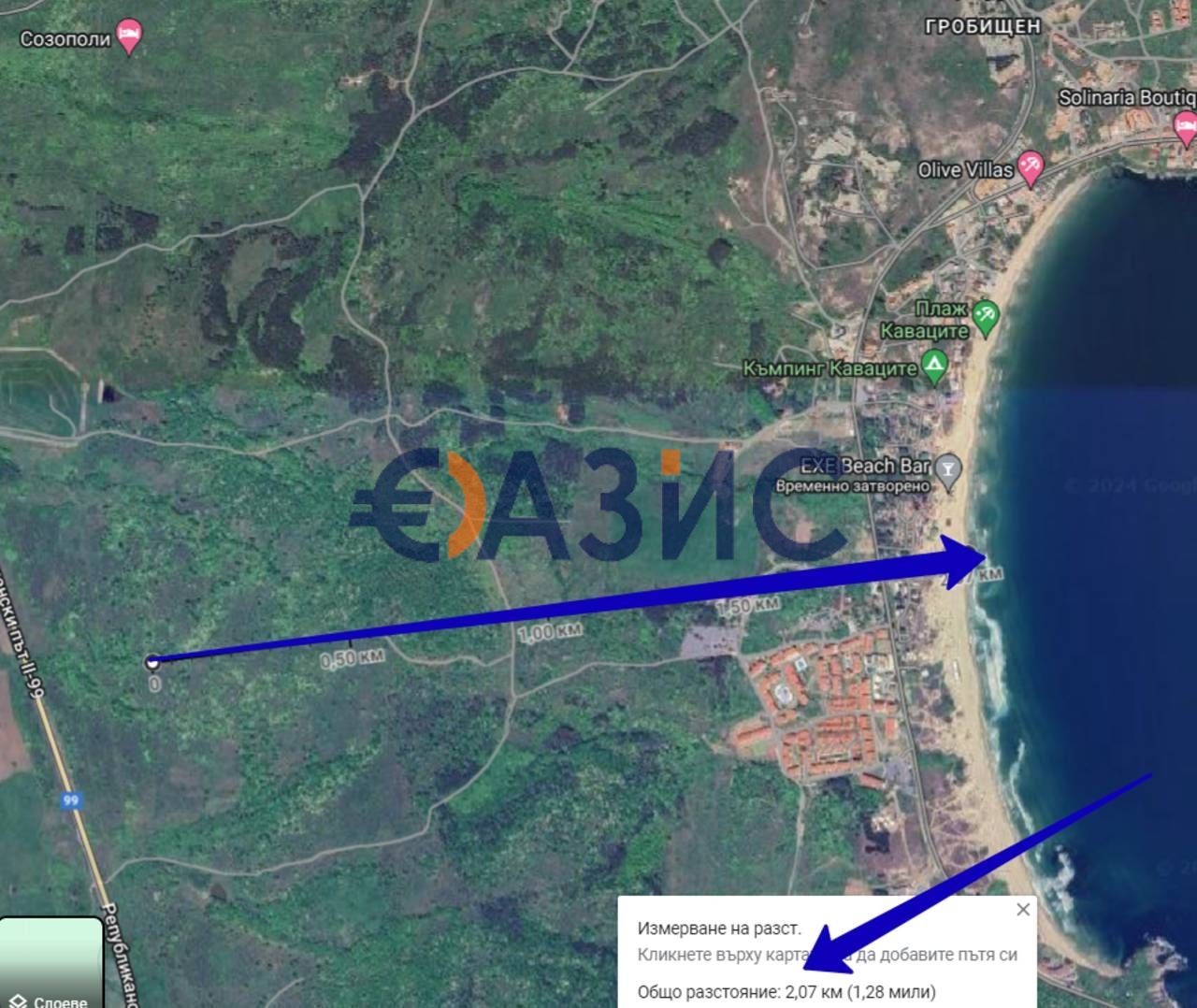 Proprietà commerciale a Sozopol, Bulgaria, 5 829 m² - foto 7