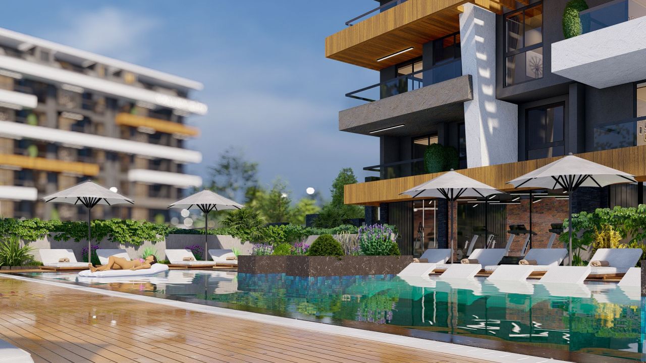 Wohnung in Gazipasa, Türkei, 45 m² - Foto 6