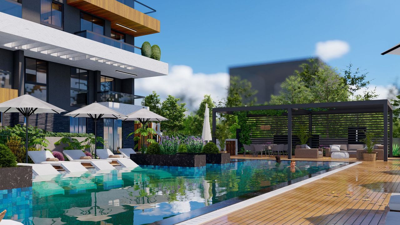 Wohnung in Gazipasa, Türkei, 45 m² - Foto 5