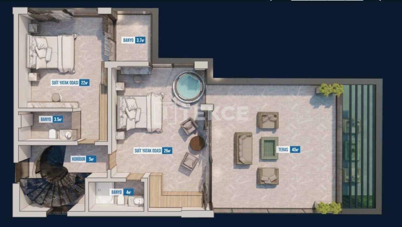 Villa à Kalkan, Turquie, 515 m² - image 19