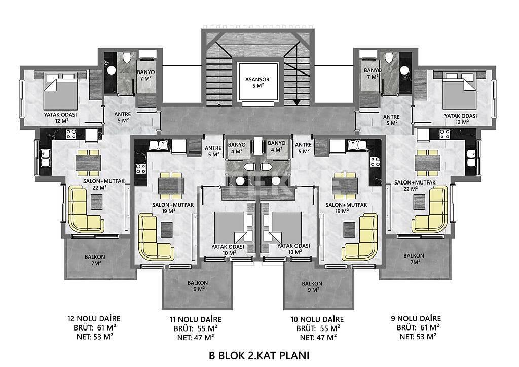 Apartment in Alanya, Turkey, 65 m² - picture 19