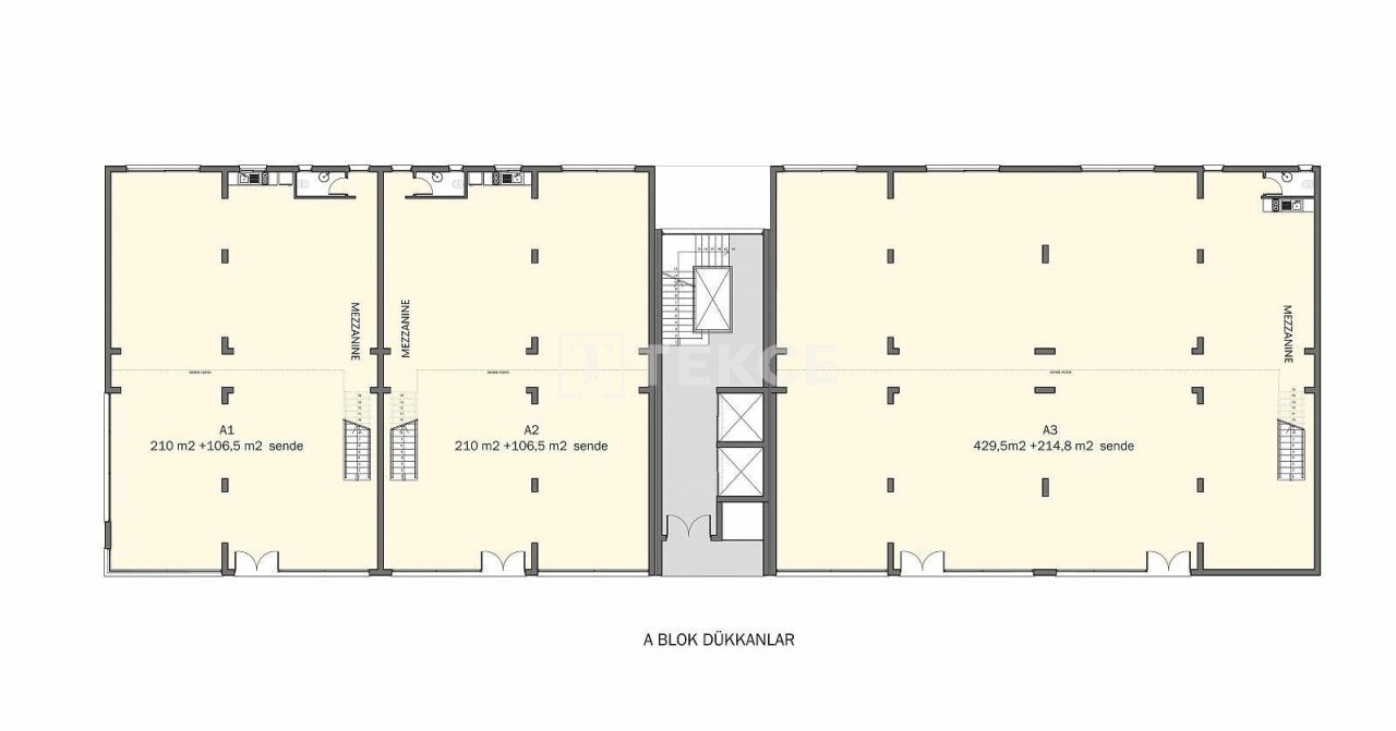 Geschäft in Güselyurt, Zypern, 76 m² - Foto 7