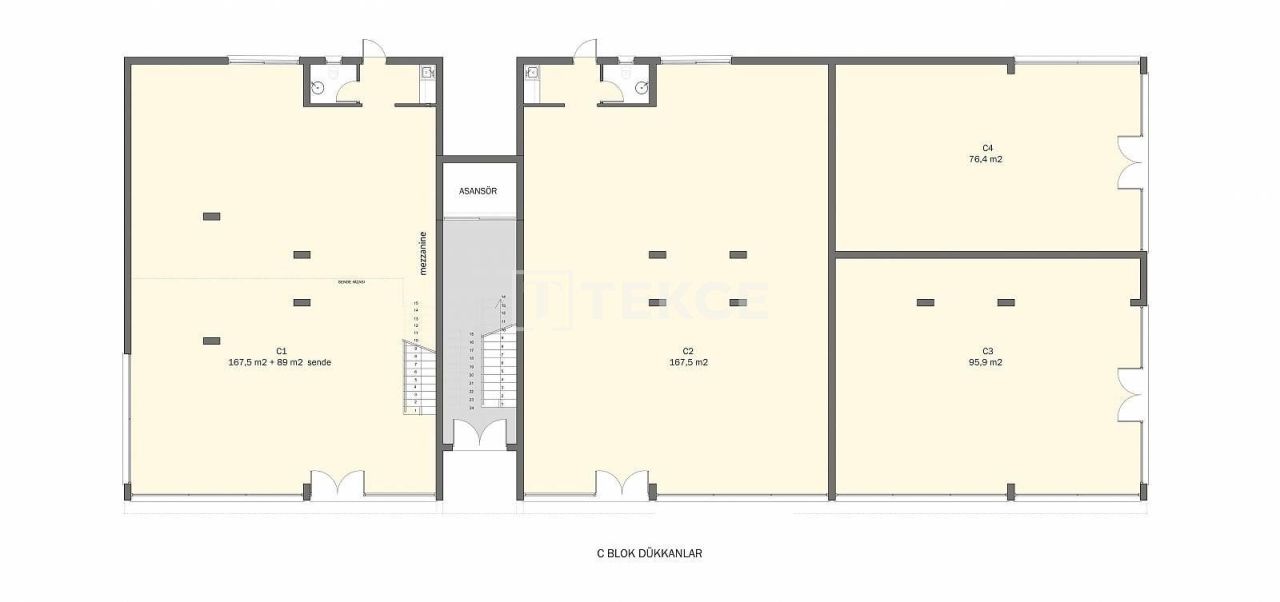 Geschäft in Güselyurt, Zypern, 76 m² - Foto 9