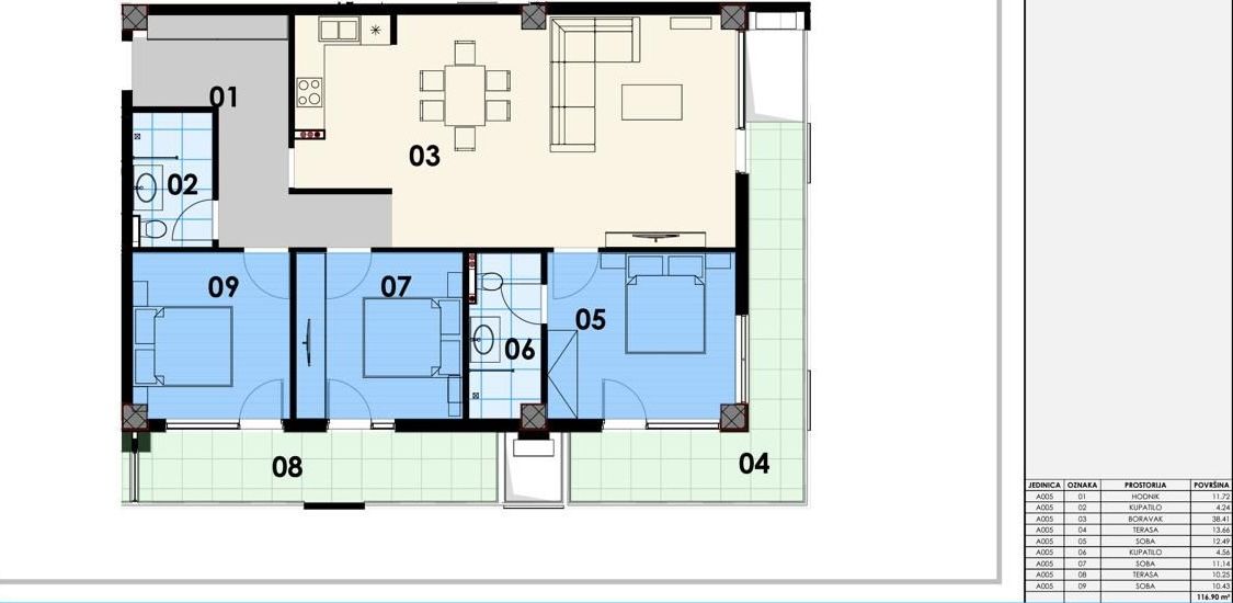 Penthouse in Budva, Montenegro, 117 m² - picture 5