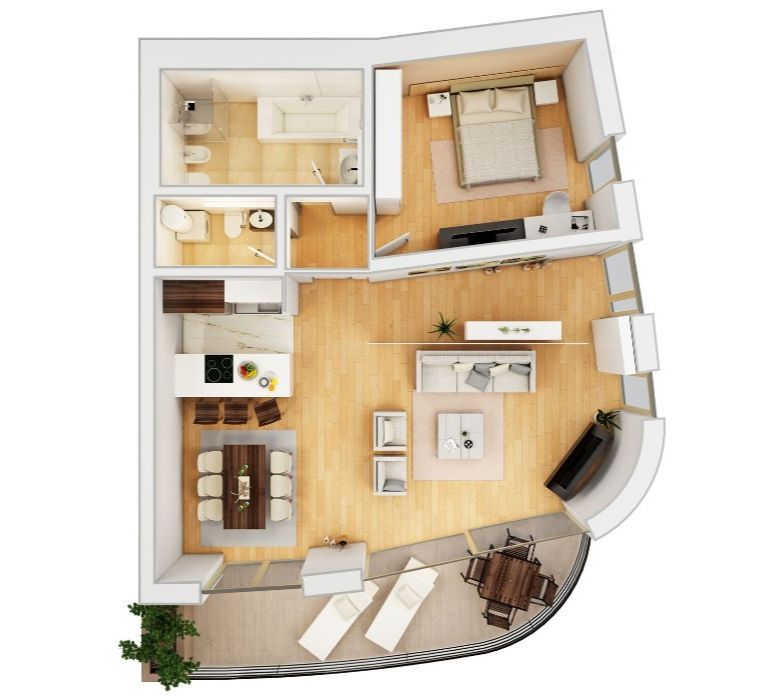 Appartamento a Budva, Montenegro, 95 m² - foto 2