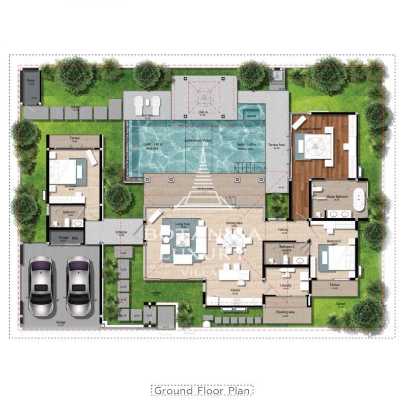 Haus in Phuket, Thailand, 370 m² - Foto 5