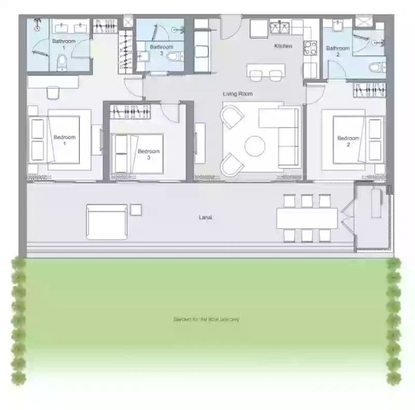 Piso en Phuket, Tailandia, 131 m² - imagen 6