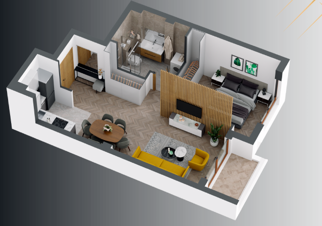 Appartamento a Budva, Montenegro, 52 m² - foto 5