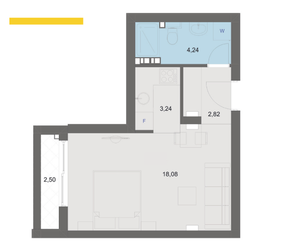 Appartamento a Budva, Montenegro, 52 m² - foto 11