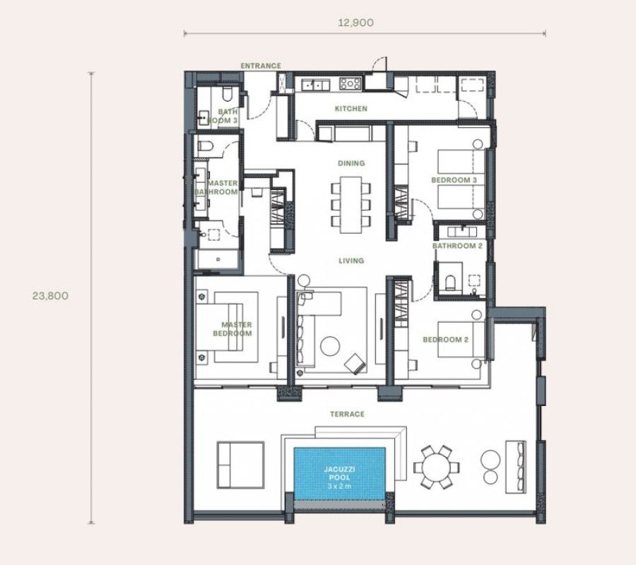 Wohnung in Phuket, Thailand, 251 m² - Foto 10