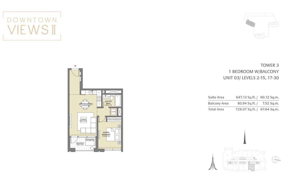 Piso en Dubái, EAU, 67 m² - imagen 10