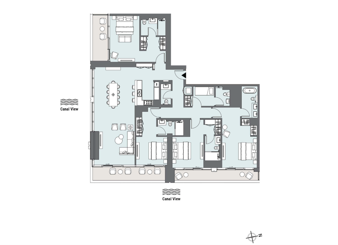 Appartamento a Dubai, EAU, 240 m² - foto 15