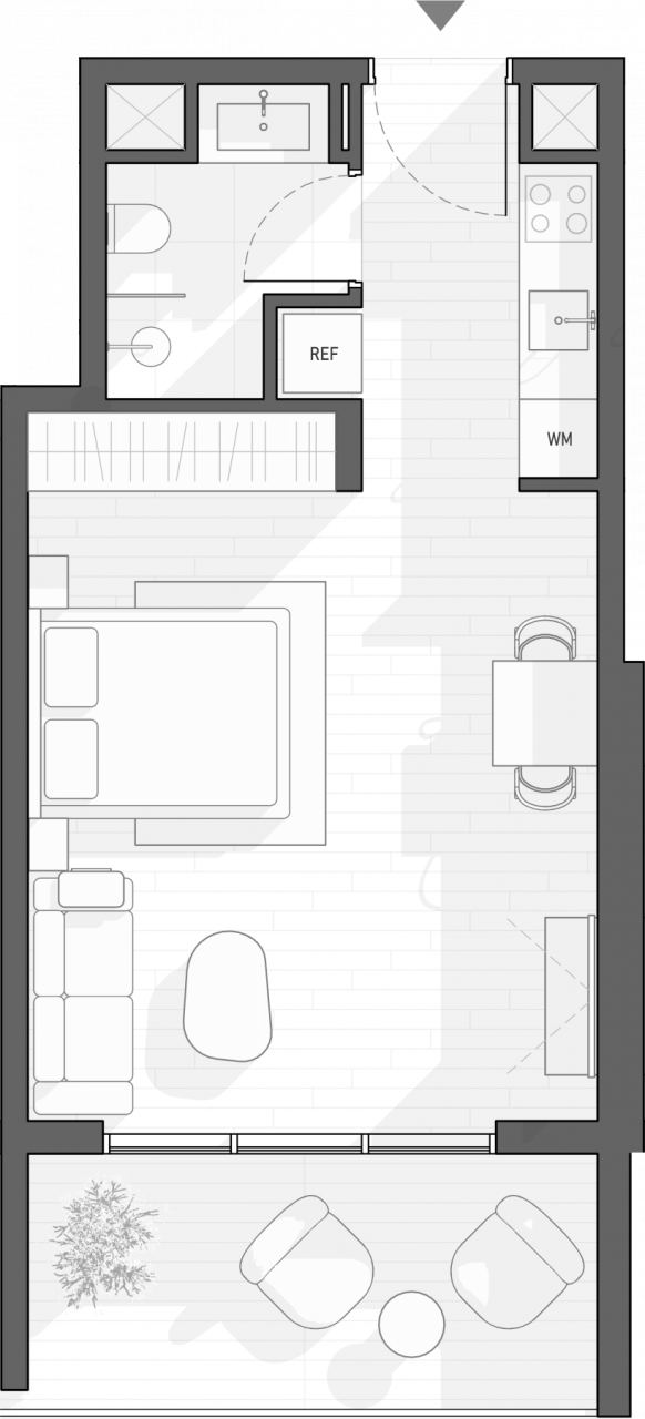 Studio à Dubaï, EAU, 44.12 m² - image 17