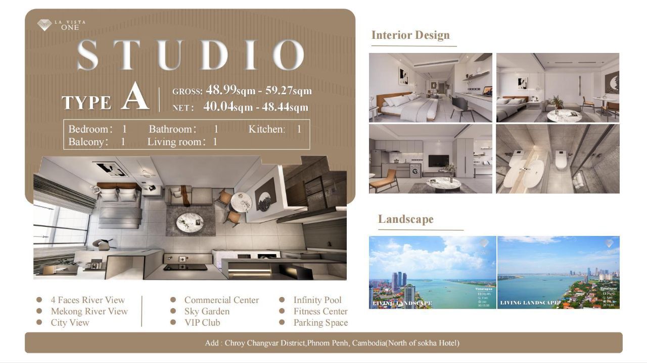 Appartamento a Phnom Penh, Cambogia, 54 m² - foto 10