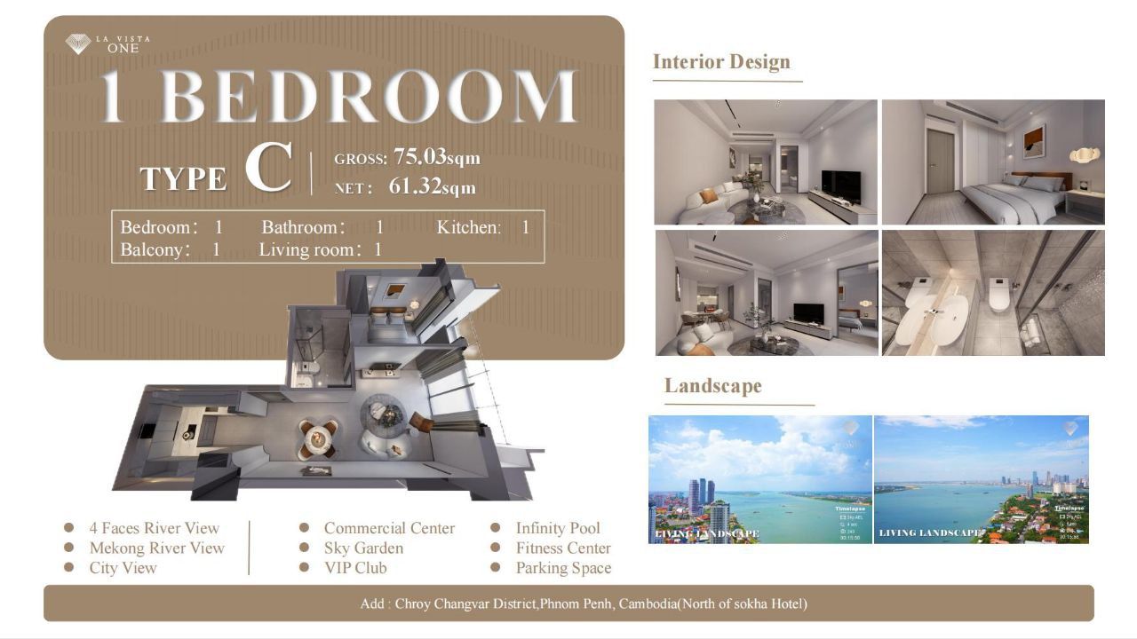 Appartamento a Phnom Penh, Cambogia, 54 m² - foto 17