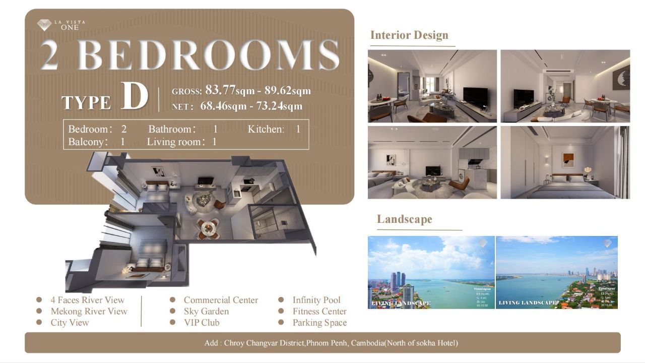 Appartamento a Phnom Penh, Cambogia, 54 m² - foto 14