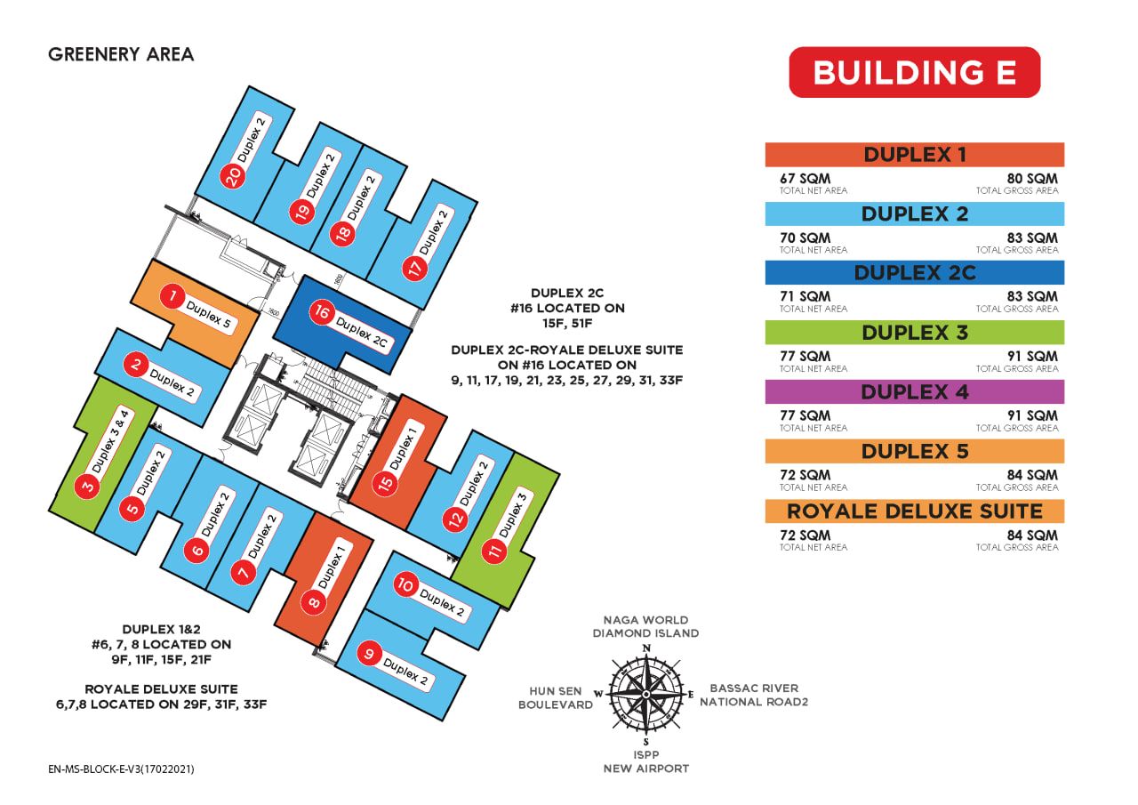 Flat in Phnom Penh, Cambodia, 78 m² - picture 9