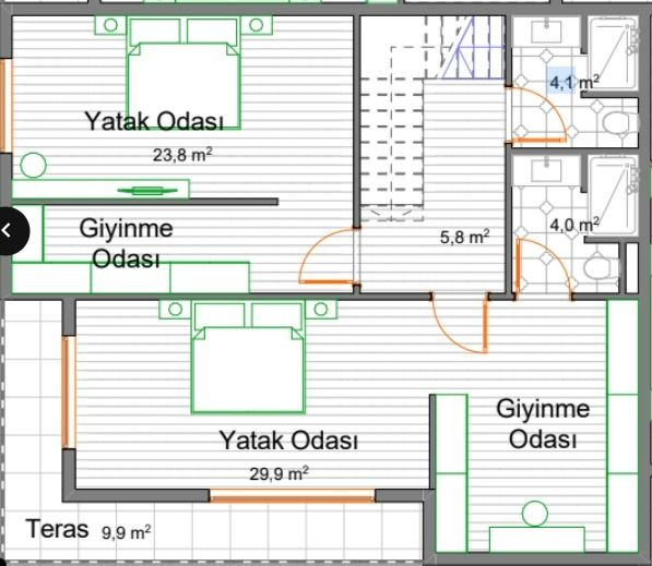 Appartamento a Alanya, Turchia, 75 m² - foto 14