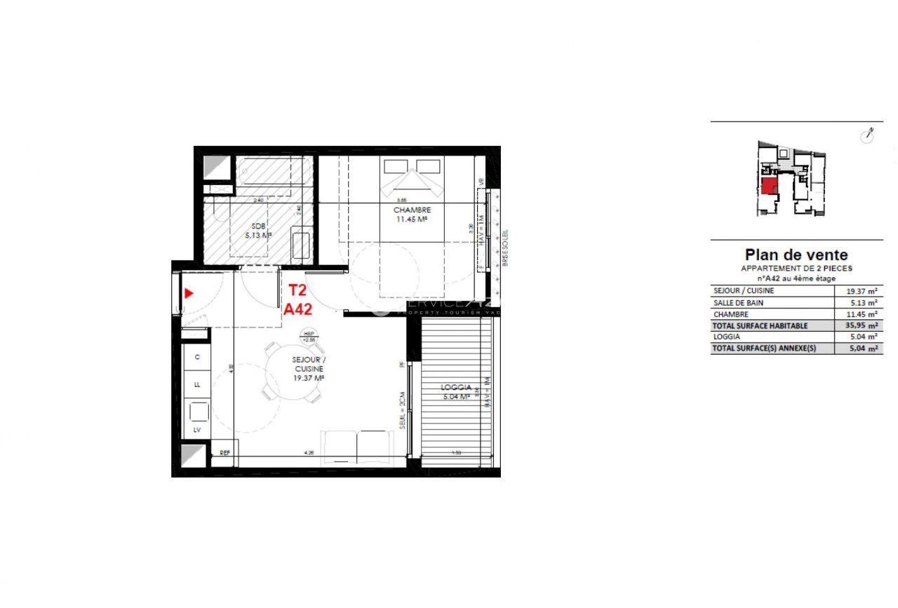 Appartamenti a Beausoleil, Francia, 36 m² - foto 5