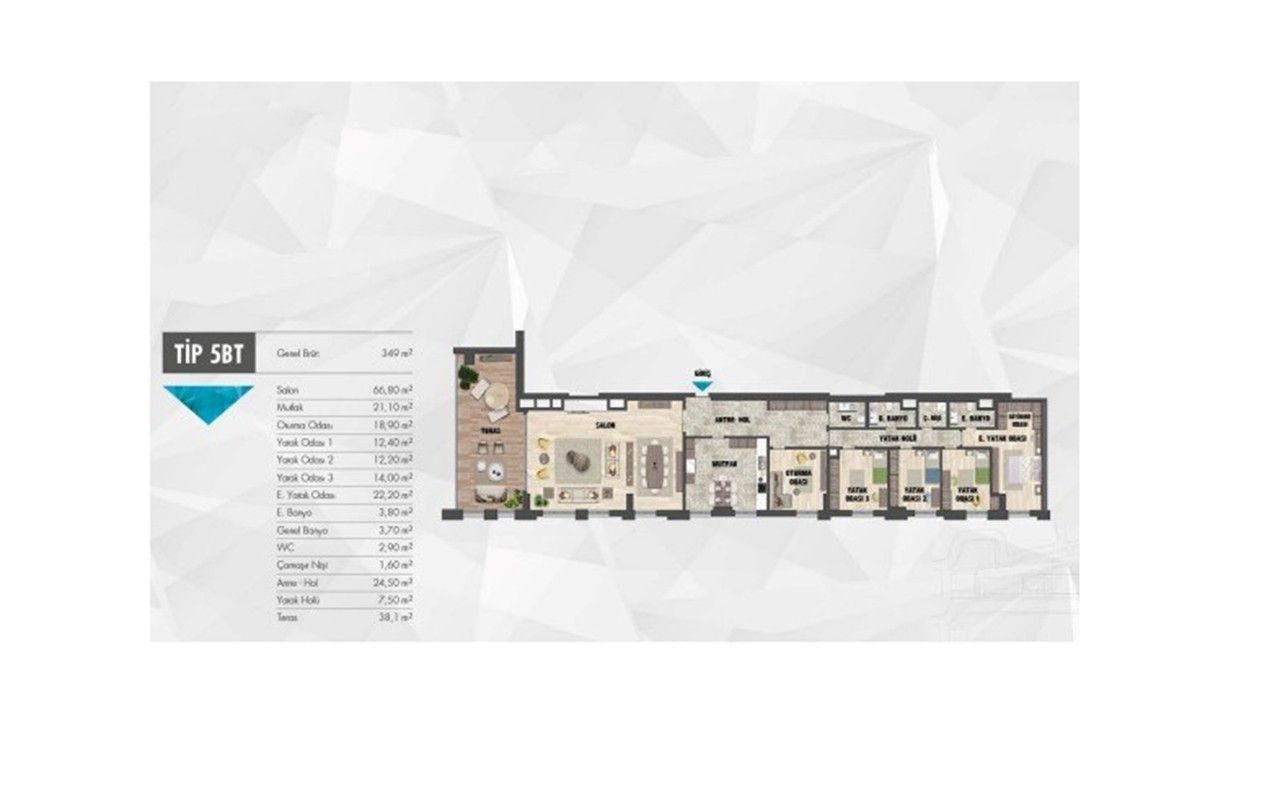 Flat in Kartal, Turkey, 144 m² - picture 16