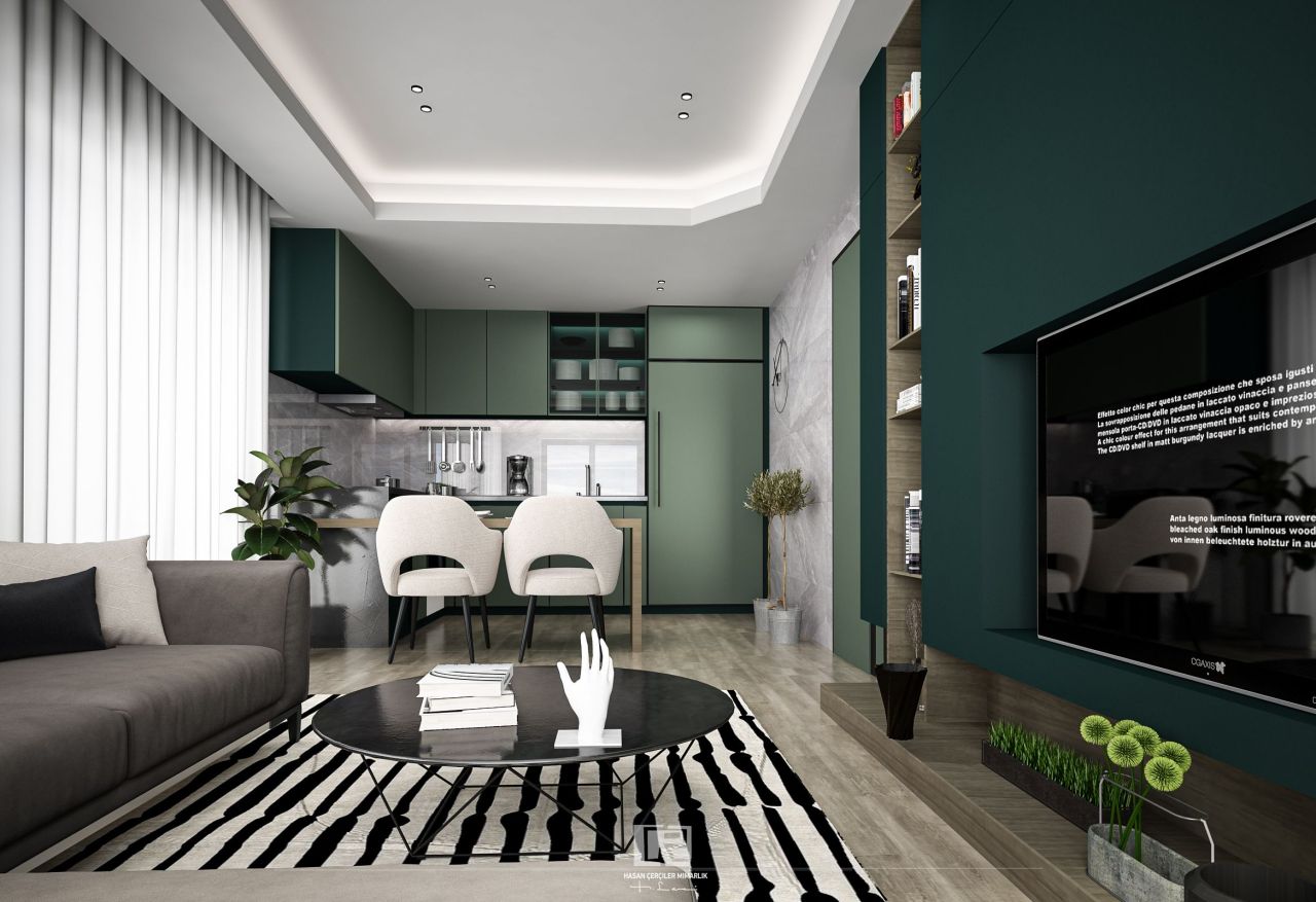 Wohnung in Antalya, Türkei, 54 m² - Foto 1