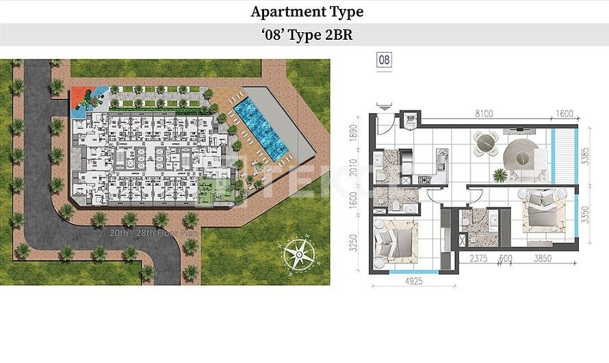 Apartment Majan, VAE, 76 m² - Foto 16