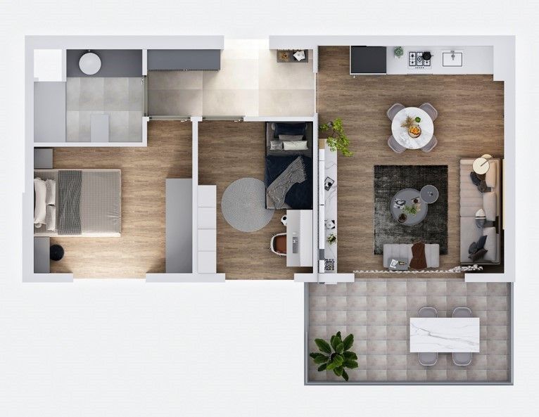 Flat in Lara, Turkey, 77 m² - picture 7