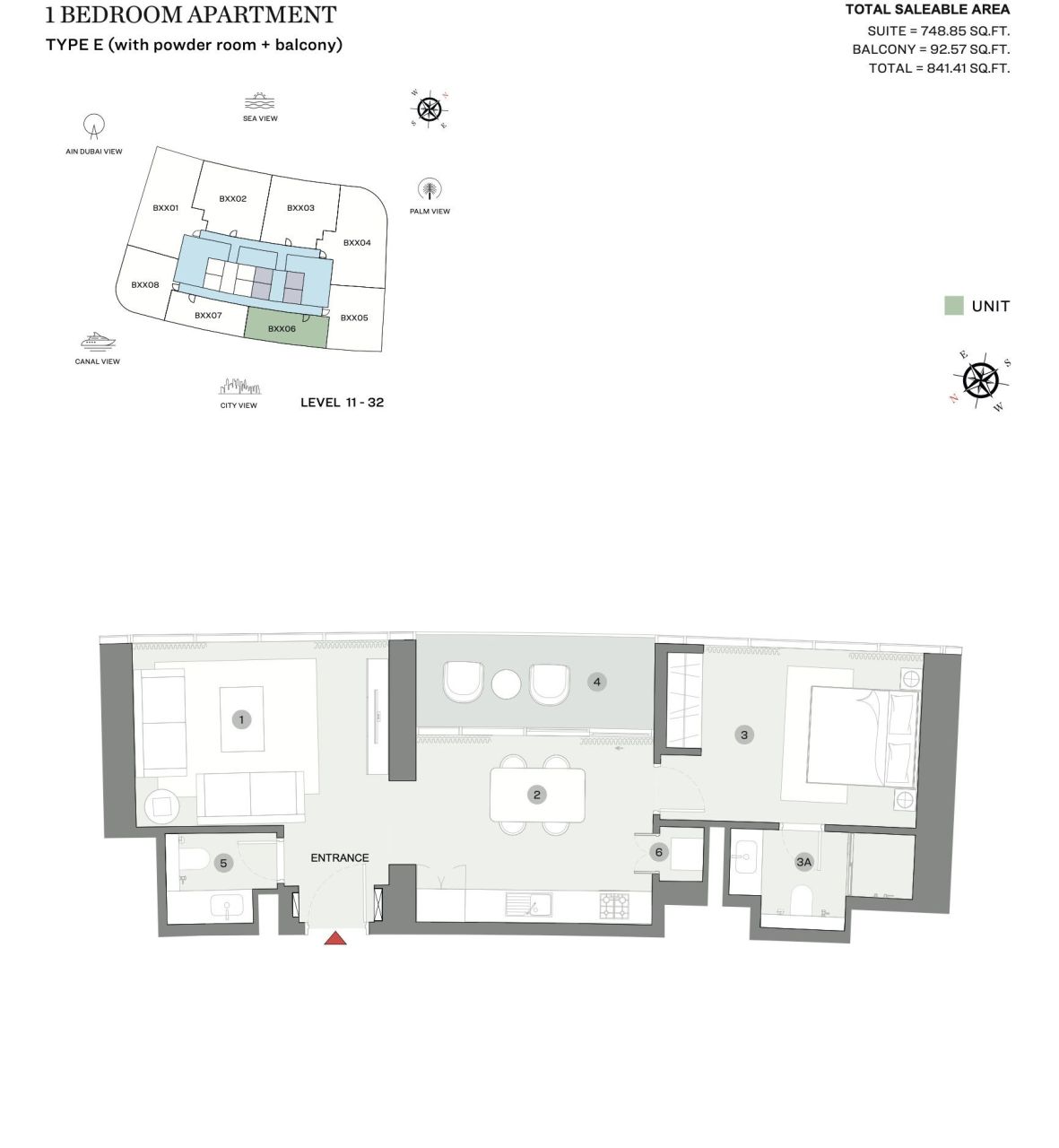 Appartamenti a Dubai, EAU, 77 m² - foto 17