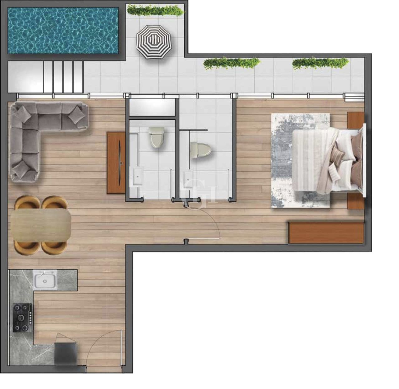 Apartment in Dubai, UAE, 90 m² - picture 16