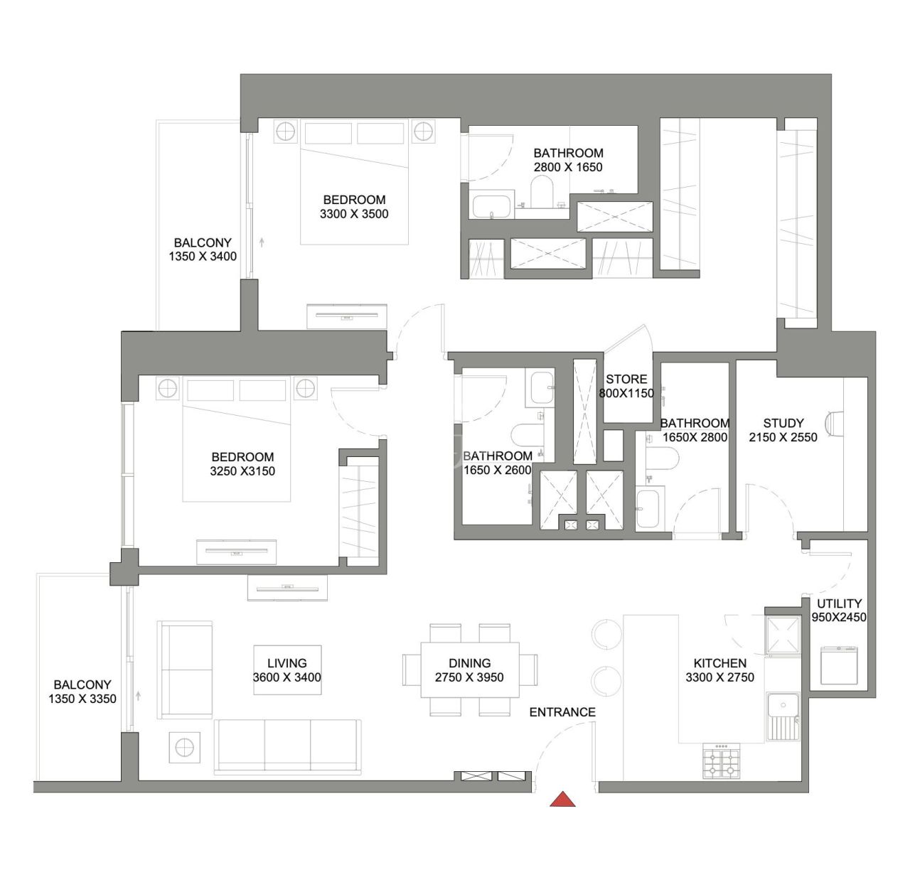 Apartment in Dubai, VAE, 210 m² - Foto 16