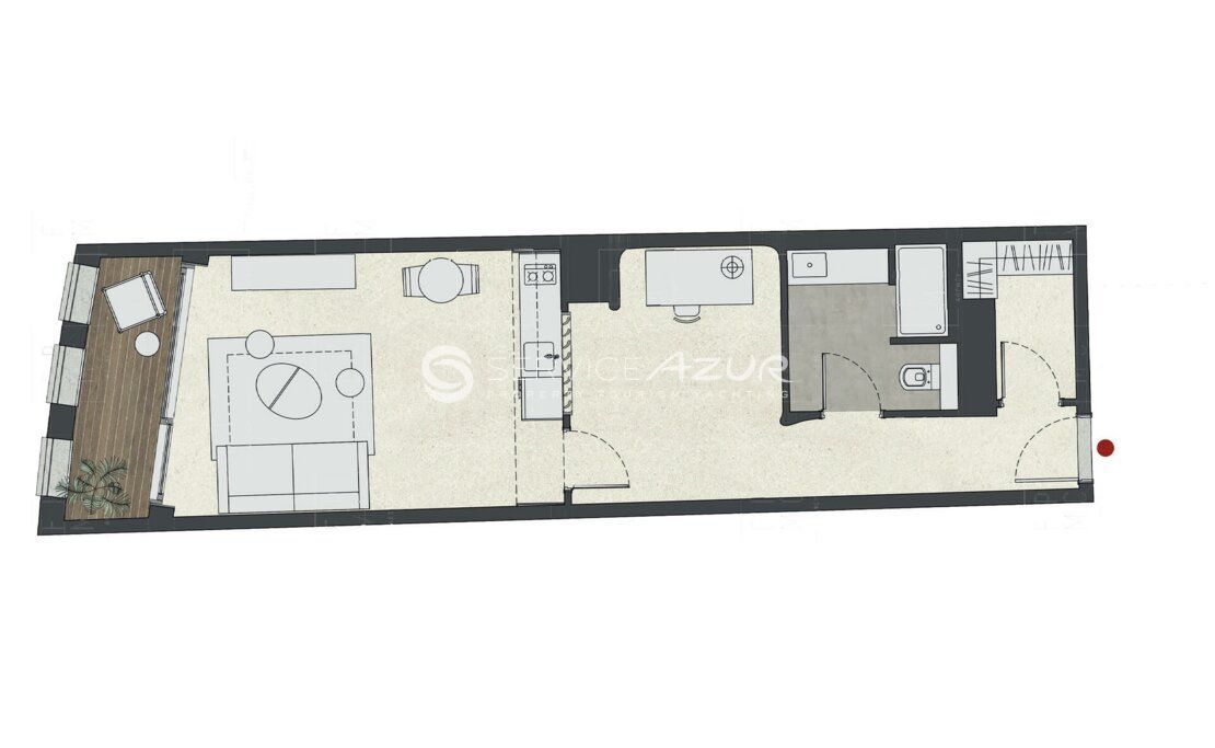 Apartamento en Mónaco, Mónaco, 59 m² - imagen 7