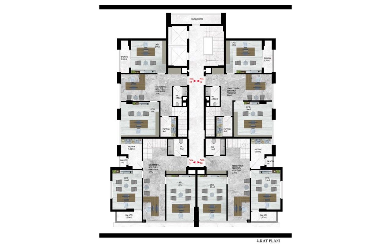 Biens commerciaux à Alanya, Turquie, 43 m² - image 4