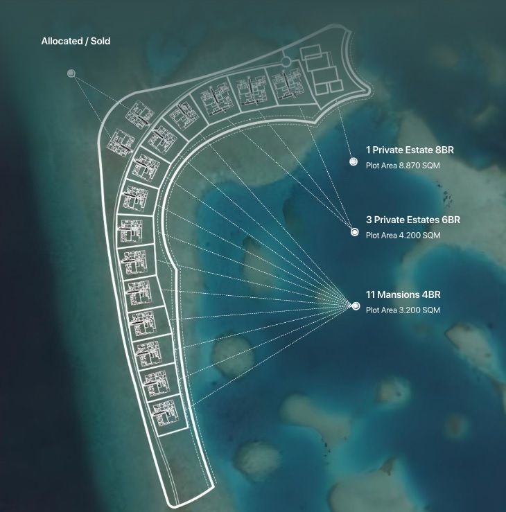 Villa Ostrova Zamani, Maldive, 1 731 m² - foto 5