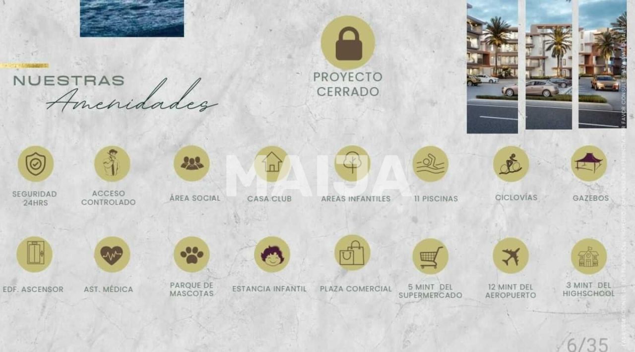 Apartment in Punta Cana, Dominican Republic, 55 m² - picture 12