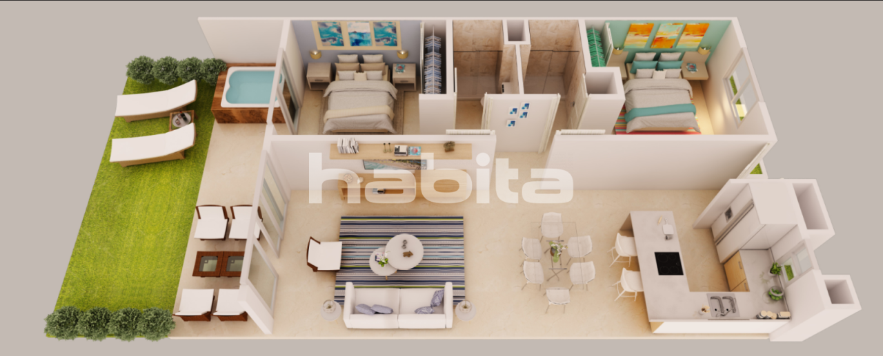 Apartment in Punta Cana, Dominikanische Republik, 99.21 m² - Foto 2