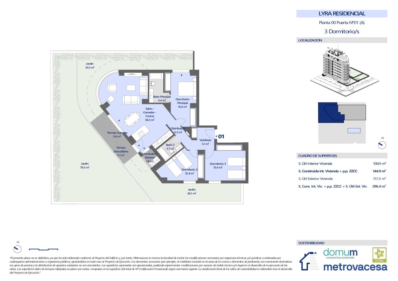 Attico a Valencia, Spagna, 157 m² - foto 4
