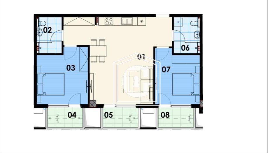 Appartement à Budva, Monténégro, 82 m² - image 10