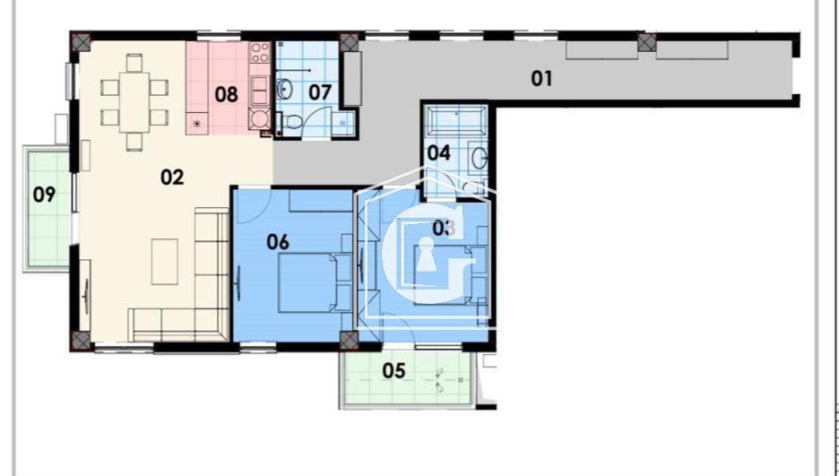 Appartamenti a Budva, Montenegro, 106 m² - foto 12