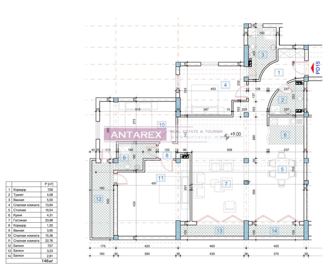 Apartamento en Petrovac, Montenegro, 146 m² - imagen 18