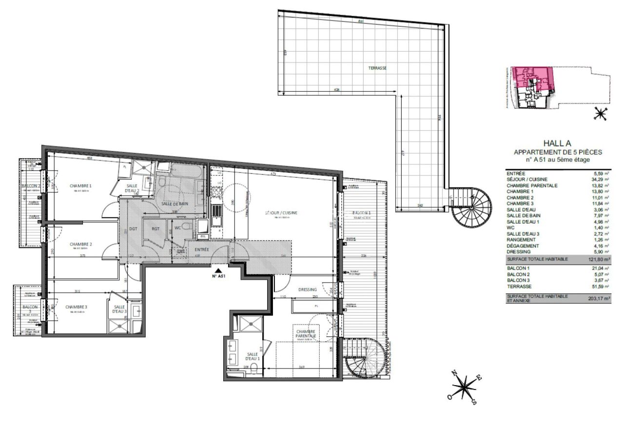 Appartamenti a Beausoleil, Francia, 122 m² - foto 6