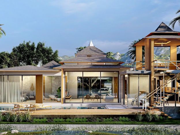 Villa sulla spiaggia di Bang Tao, Thailandia, 324 m² - foto 7