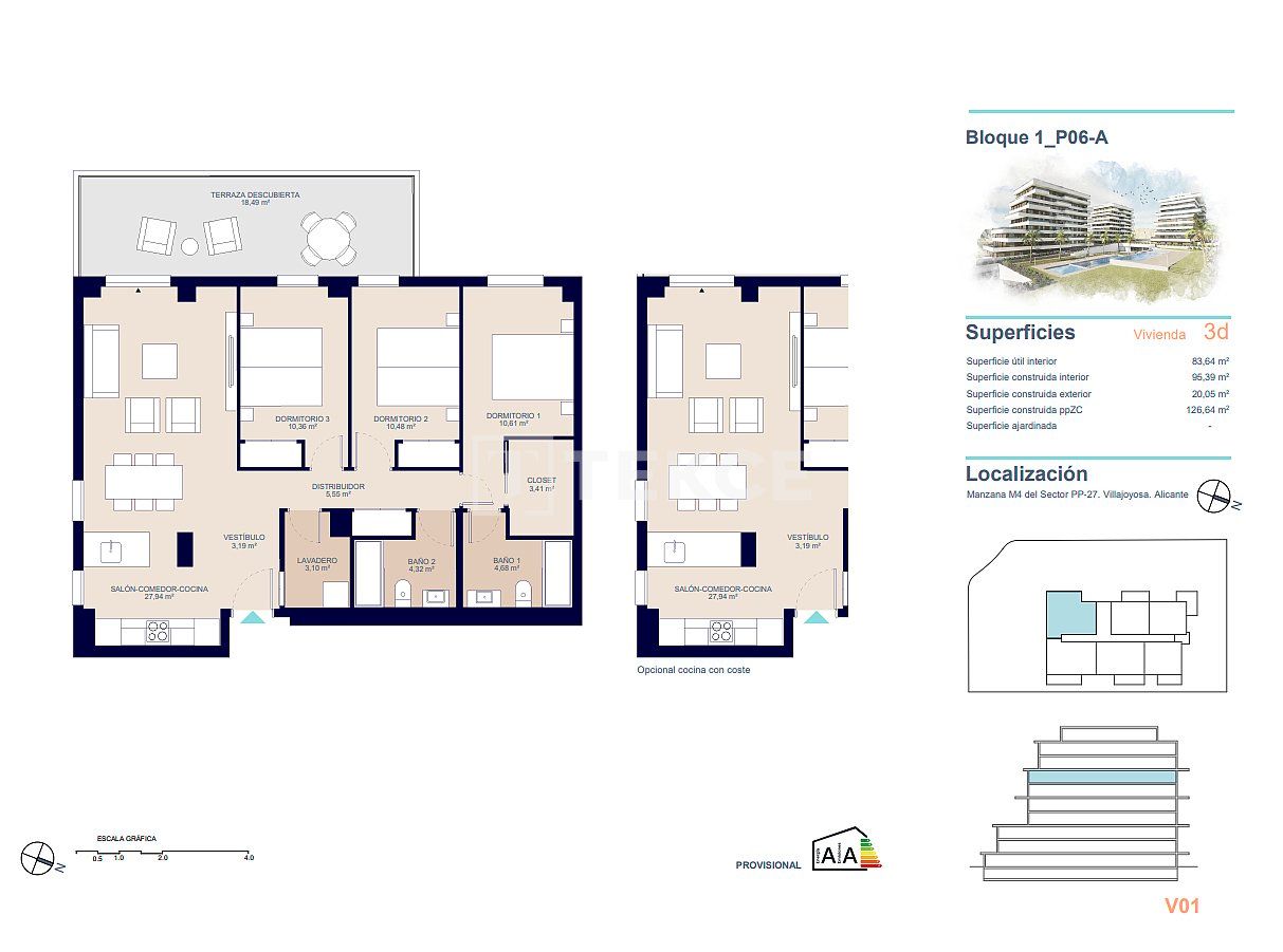 Penthouse in Villajoyosa, Spanien, 130 m² - Foto 16