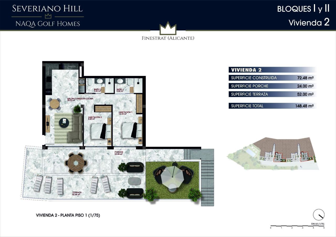 Apartment in Finestrat, Spanien, 90 m² - Foto 12