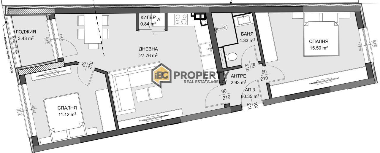 Apartment in Varna, Bulgaria, 94 m² - picture 5