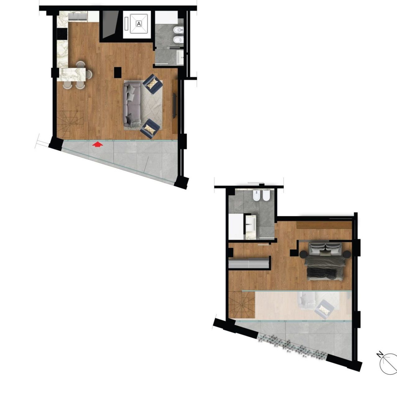 Loft a Roma, Italia, 90 m² - foto 4