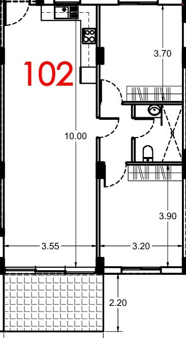 Apartamento en Protaras, Chipre, 86 m² - imagen 1