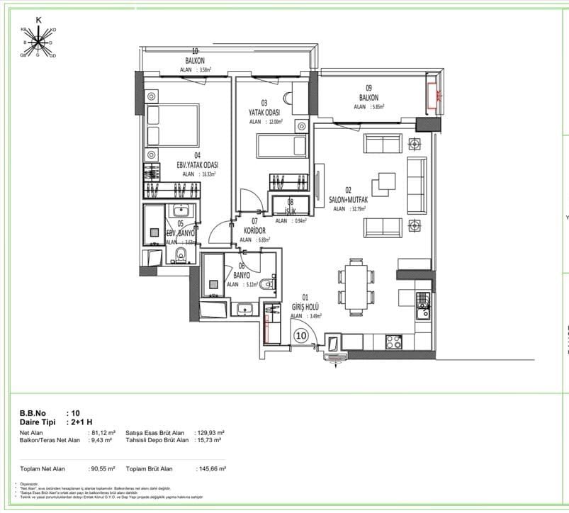 Appartamento a Istanbul, Turchia, 390 m² - foto 9